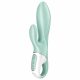 Satisfyer Air Pump Bunny 5 - išmanusis pompuojamas vibratorius (mėta) 