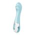 Satisfyer Air Pump Vibrator 5 - išmanusis, įkraunamas pompuojamas vibratorius (mėlyna) 