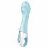 Satisfyer Air Pump Vibrator 5 - išmanusis, įkraunamas pompuojamas vibratorius (mėlyna) 