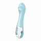 Satisfyer Air Pump Vibrator 5 - išmanusis, įkraunamas pompuojamas vibratorius (mėlyna) 