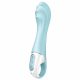 Satisfyer Air Pump Vibrator 5 - išmanusis, įkraunamas pompuojamas vibratorius (mėlyna) 