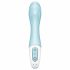 Satisfyer Air Pump Vibrator 5 - išmanusis, įkraunamas pompuojamas vibratorius (mėlyna) 