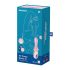 Satisfyer Air Pumpuojamas Analinis Vibratorius 5 - Išmanusis, Akumuliatorinis (Rožinis) 