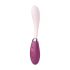 Satisfyer G-Spot Flex 3 - įkraunamas G-taško vibratorius (rožinė-bordo) 