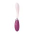 Satisfyer G-Spot Flex 3 - įkraunamas G-taško vibratorius (rožinė-bordo) 