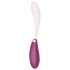 Satisfyer G-Spot Flex 3 - įkraunamas G taško vibratorius (rožinis-bordo)