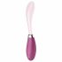 Satisfyer G-Spot Flex 3 - įkraunamas G-taško vibratorius (rožinė-bordo) 