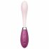 Satisfyer G-Spot Flex 3 - įkraunamas G-taško vibratorius (rožinė-bordo) 