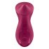 Satisfyer Exciterrr - Rotating Beaded Clitoral Vibrator (Red) 