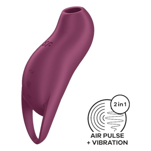 Satisfyer Pocket Pro 1 - įkraunamas oro bangų klitoro stimuliatorius (violetinis) 