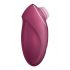 Satisfyer Tap & Climax 1 - 2 viename vibratorius ir klitorio masažuoklis (raudonas) 