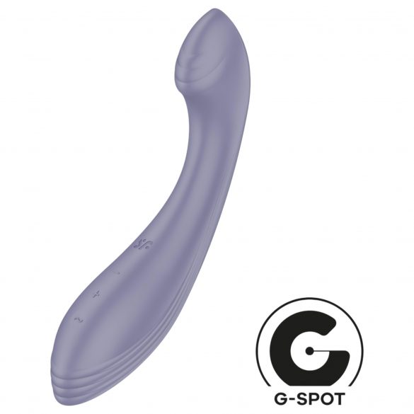 Satisfyer G-Force - įkraunamas, vandeniui atsparus G-taško vibratorių (violetinė) 