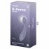 Satisfyer G-Force - įkraunamas, vandeniui atsparus G-taško vibratorių (violetinė) 