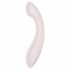 Satisfyer G-Jėga - akumuliatorinis, atsparus vandeniui G-taško vibratorius (smėlio spalvos) 