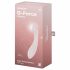 Satisfyer G-Jėga - akumuliatorinis, atsparus vandeniui G-taško vibratorius (smėlio spalvos) 