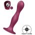 Satisfyer Double Ball-R - su siurbtuku pritvirtintas svertinis dildo (raudonas)