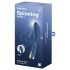 Satisfyer Spinning Rabbit 1 - besisukantis vibratorius su klitorio rankena (mėlynas)