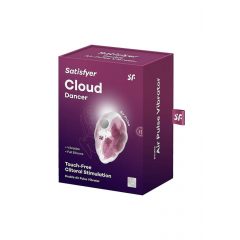   Satisfyer Cloud Dancer - akumuliatorinis oro pulso klitorio stimuliatorius (rožinis-baltas)