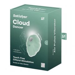   Satisfyer Cloud Dancer - akumuliatorinis oro bangų klitorio stimuliatorius (mėtinės spalvos)