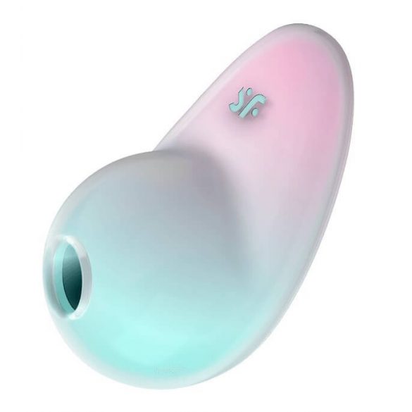 Satisfyer Pixie Dust - akumuliatorinis oro bangos klitorio stimuliatorius (mėtinė-rožinė) 