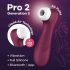 Satisfyer Pro 2 Gen3 - išmanus oro bangų klitorio stimuliatorius (bordo) 