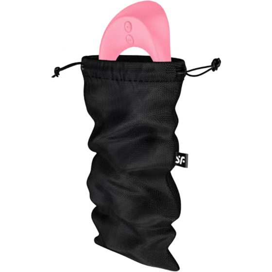 Satisfyer lobis maišelis M - sekso žaislų saugojimo maišelis - vidutinis (juodas)