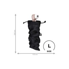   Satisfyer lobis krepšys L - sekso žaisliukų laikymo maišelis - vidutinis (juodas)