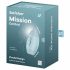 Satisfyer Mission Control - įkraunamas oro bangų klitorio stimuliatorius (mėlynas) 