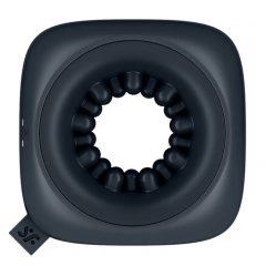   Satisfyer Ring Stroker – įkraunamas, vibruojantis masturbatorius (juodas)