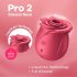 Satisfyer Pro 2 Rose Classic - oro bangomis stimuliuojantis klitorį (raudonas)