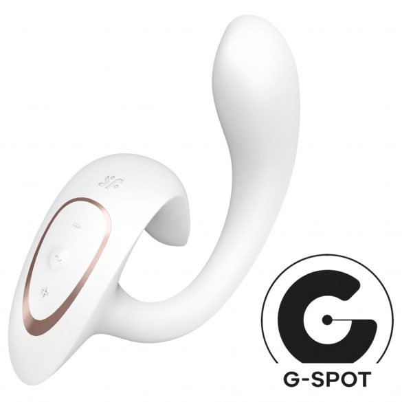 Satisfyer G tauriamsis 1 - klitorio ir G-taško vibratorius (baltas) 