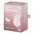 Satisfyer Dew Drop - įkraunamas, atsparus vandeniui klitorio vibratorius (baltas) 