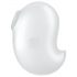 Satisfyer Cutie Ghost - įkraunamas, oro bangų klitorio stimuliatorius (baltas)