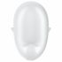 Satisfyer Cutie Vaiduoklis - akumuliatorinis oro bangų klitorio stimuliatorius (baltas) 