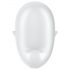 Satisfyer Cutie Ghost - įkraunamas, oro bangų klitorio stimuliatorius (baltas)