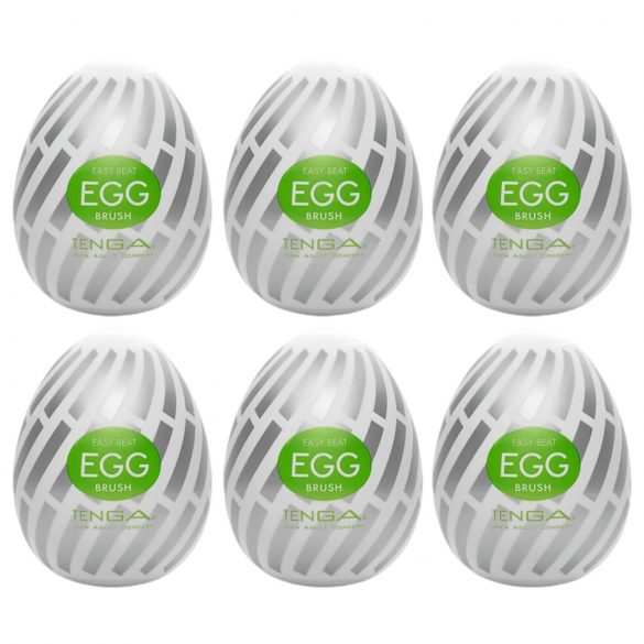 TENGA Egg Brush - masturbacinis kiaušinis (6 vnt.)