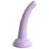 Dillio Smalsusis Penketukas - su siurbtuku silikoninis dildo (15 cm) - violetinis 