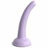 Dillio Curious Five - silikoninis dildo su siurbtuku (15cm) - violetinis