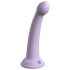 "Dillio Secret Explorer - prilimpančios pagrindo dildo su galvute (17 cm) - violetinis"