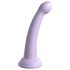 "Dillio Secret Explorer - prilimpančios pagrindo dildo su galvute (17 cm) - violetinis"