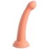 Dillio Secret Explorer - prilimpančio pagrindo dildo su galvute (17 cm) - oranžinis