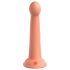 Dillio Secret Explorer - prilimpančio pagrindo dildo su galvute (17 cm) - oranžinis