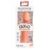 Dillio Big Hero - silikoninis dildo su siurbtuku (17 cm) - oranžinis