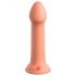 Dillio Big Hero - silikoninis dildo su siurbtuku (17 cm) - oranžinis