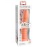 Dillio Wild Thing - su siurbtuku grublėtas dildo (19 cm) - oranžinis