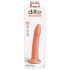 Dillio Wild Thing - dryžuotas dildo (19 cm) - oranžinis