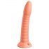 Dillio Wild Thing - dryžuotas dildo (19 cm) - oranžinis