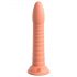 Dillio Wild Thing - dryžuotas dildo (19 cm) - oranžinis