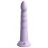 Dillio Slim Seven – siurbtuko pagrindo stimuliuojantis dildo (20 cm) – violetinis