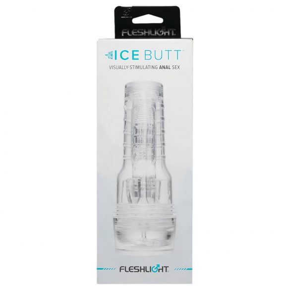 Fleshlight Ice Butt - dirbtinė užpakalio masturbatorius (permatomas)